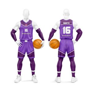 Baloncesto Camiseta Personalizada Morado