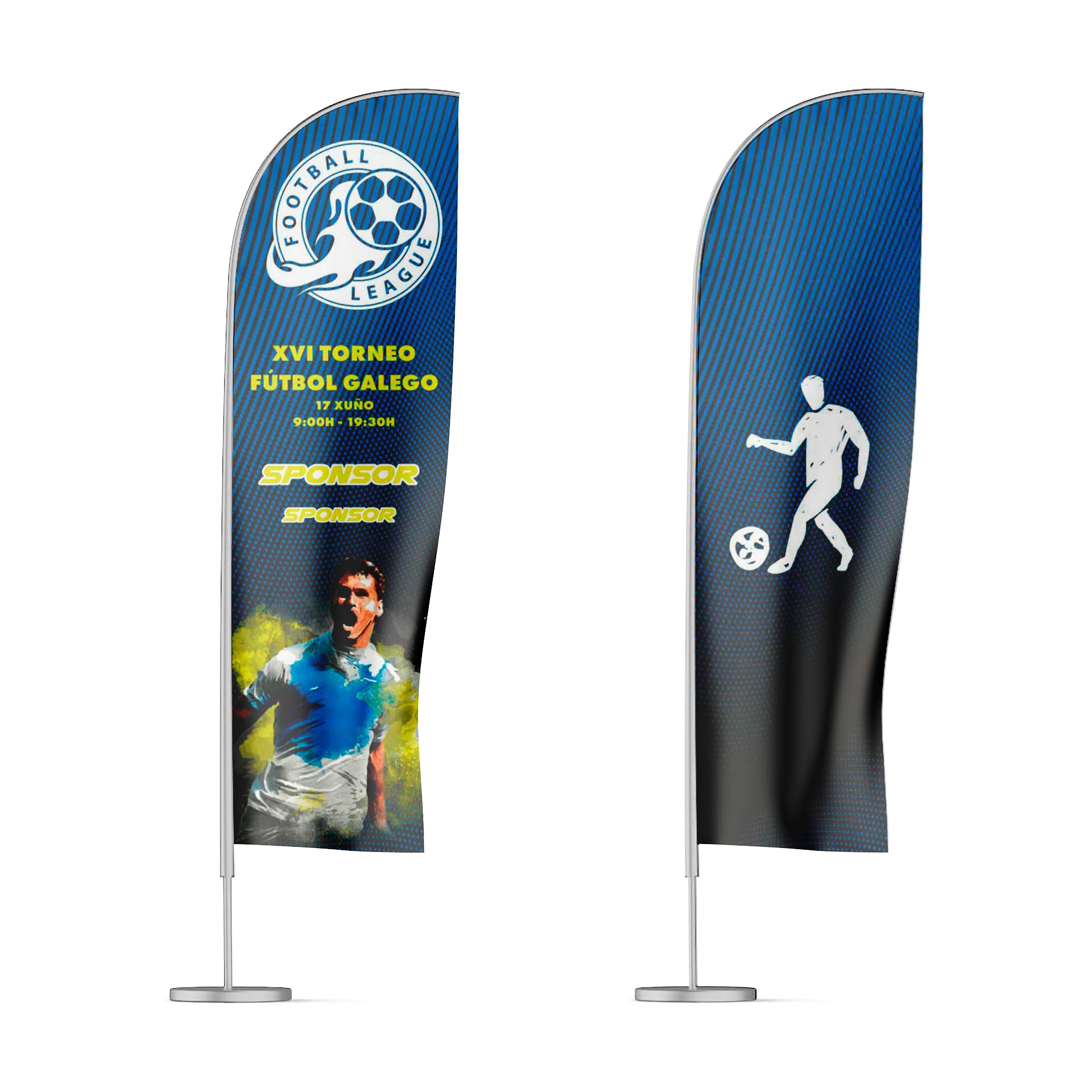 banderola personalizada FUTBOL