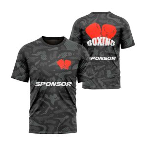 camiseta personalizada boxeo negro-camuflaje