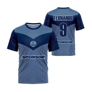 camiseta personalizada voleyball azul-lineas-verticales
