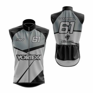 chaleco personalizado gris