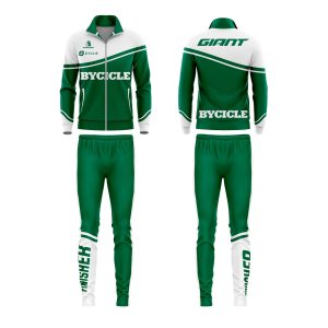 chandal personalizado verde-y-blanco