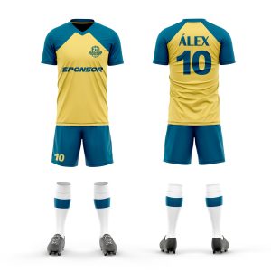 equipacion futbol amarilla