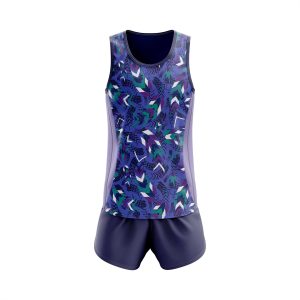 ropa de running morado