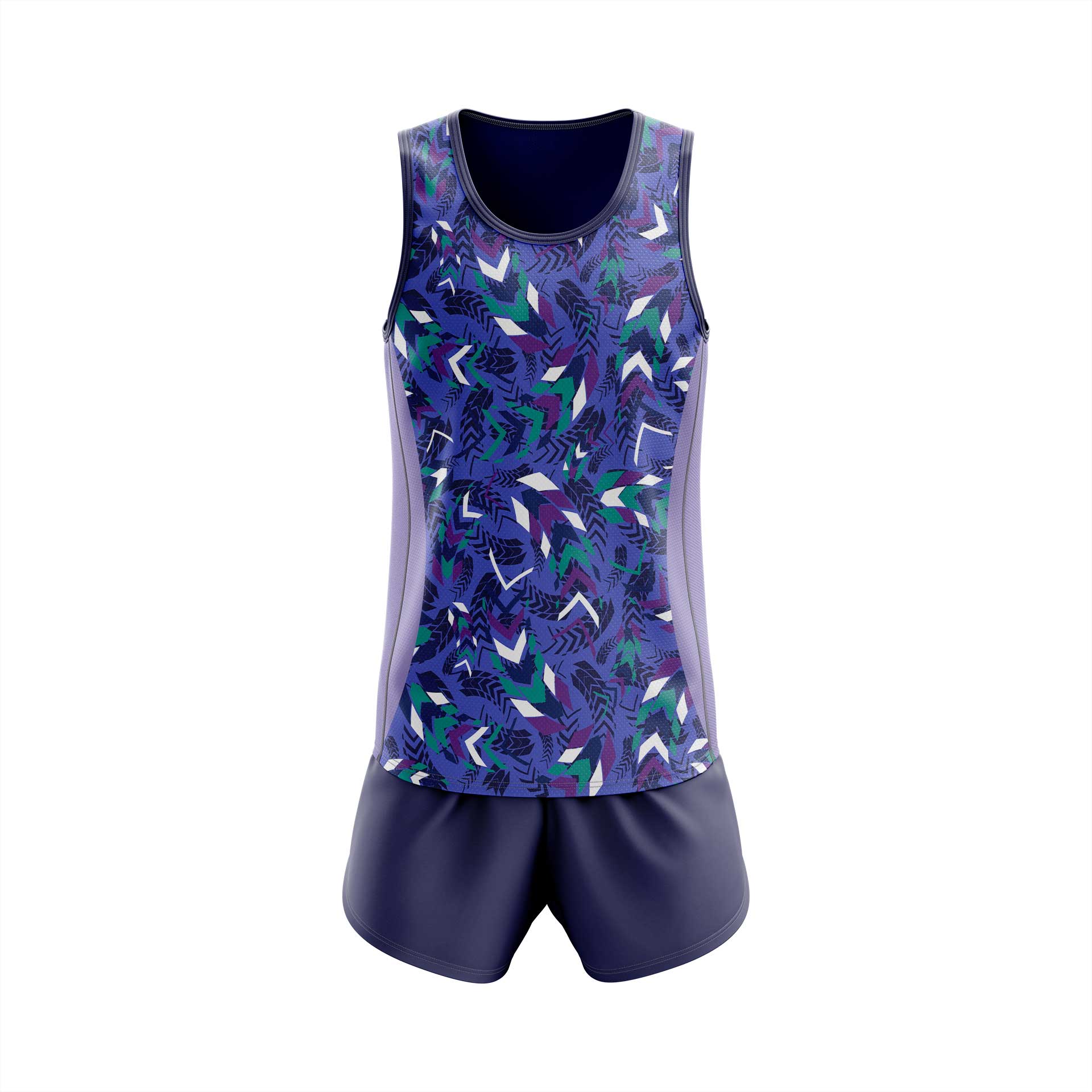 ropa de running morado