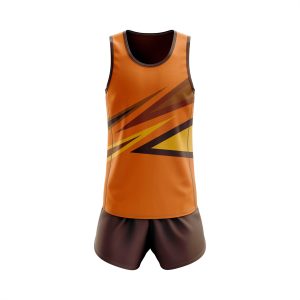 ropa de running naranja