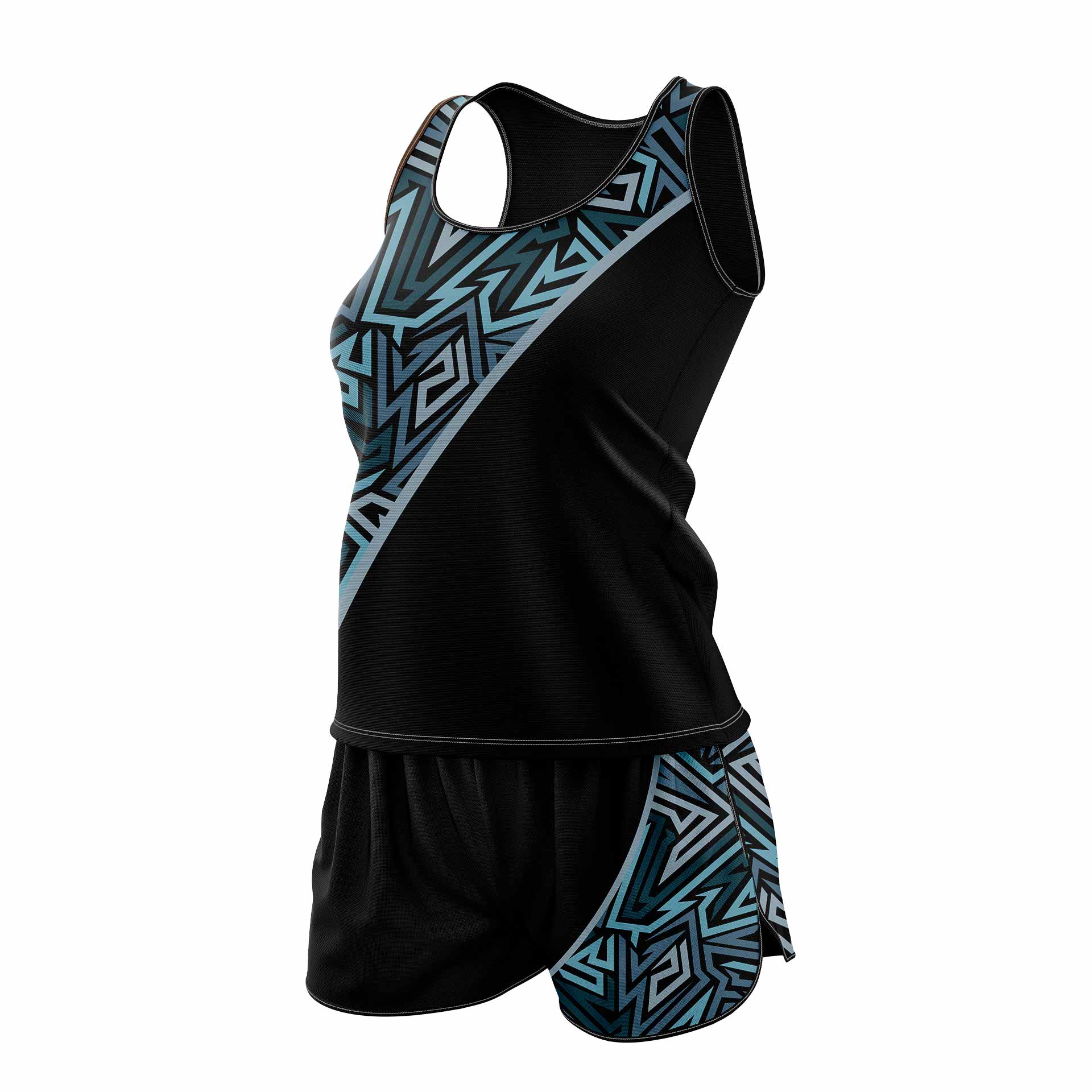 ropa running mujer negra